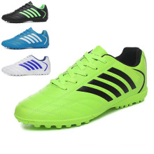 Sports Durable Anti Slip Breathable PU Soccer Chaussures